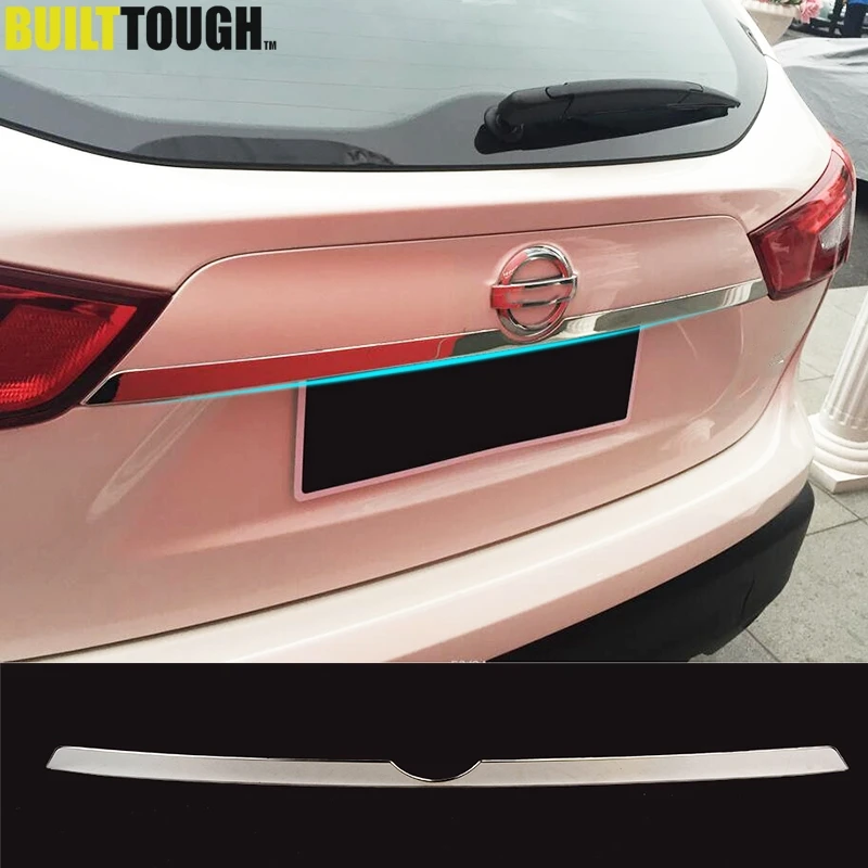 

For Nissan Rogue Sport Qashqai j11 2014 - 2019 Chrome Rear Trunk Lid Tailgate Door Handle Cover Trim Molding Car Styling