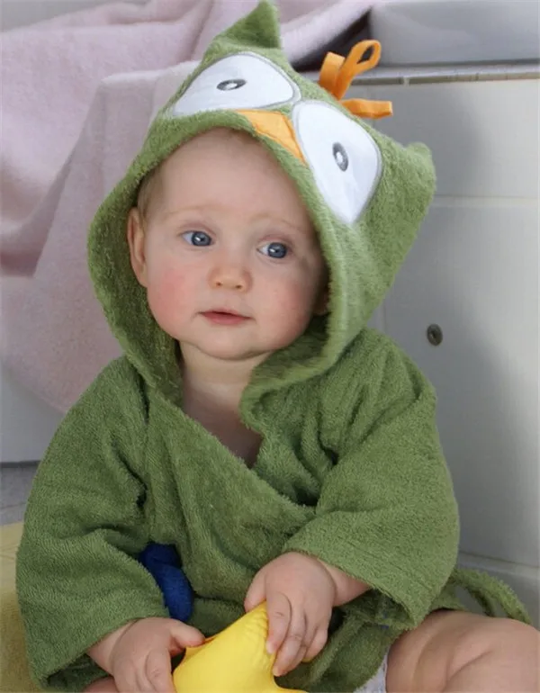 16 Designs Hooded Animal modeling Baby Bathrobe Cartoon Baby Spa Soft Towel Character kids bath robe infant beach towels