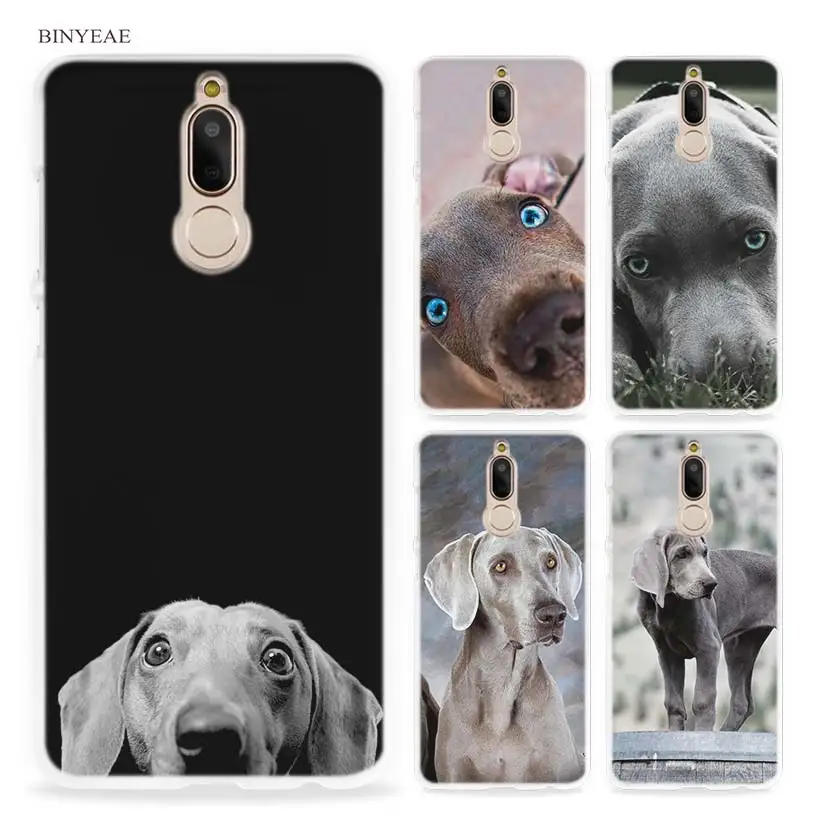 

BINYEAE Weimaraner dog art Hard Clear Case Cover for Huawei Mate 10 P8 P9 Lite Y5 II Y6 Y3 2017 Mini Honor 9