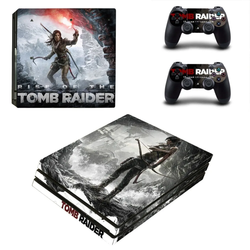 Tomb Raider Play station 4 Pro виниловая наклейка стикеры s PS4 Pro кожа Стикеры для Playstation 4 Pro консоль и контроллер