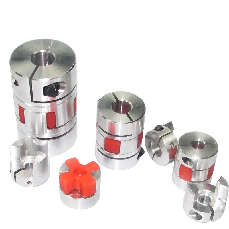 

1pcs/lot CNC Flexible Jaw Spider Plum Coupling Shaft Coupler D40 L65mm 14/17mm With a keyway 5mm at one end