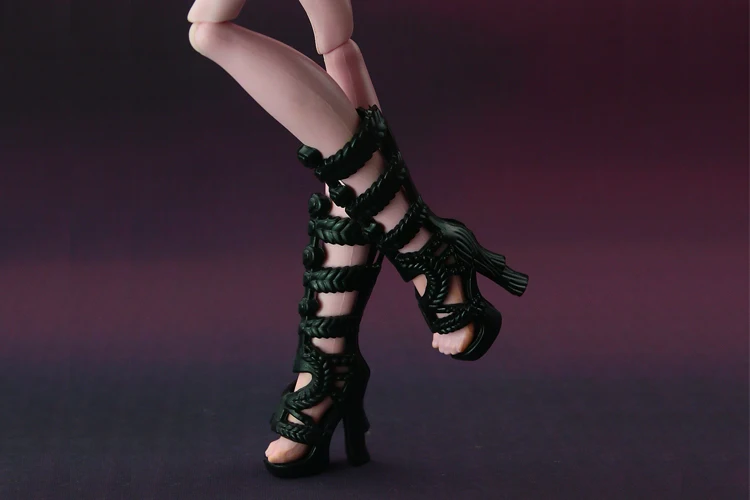 Новая модная обувь для куклы Monster High, милые длинные сапоги, кукольные аксессуары, доступны 15 стилей