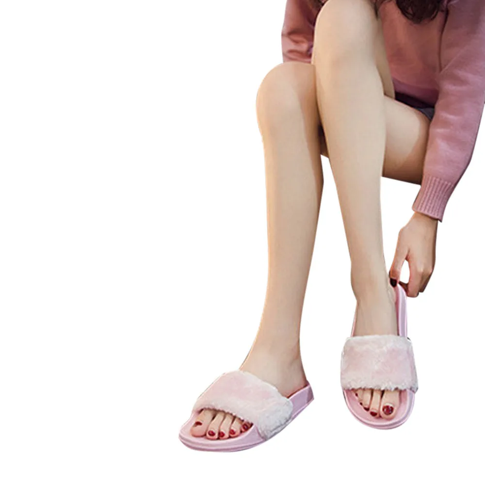 Новинка 2018 года повседневные домашние тапочки шлепанцы женские Zapatos Mujer без