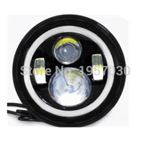 2 шт. " круглые глаза ангела светодиодные фары 12 В 24 в Hi Lo луч 45 Вт для 2003 grand cherokee фары