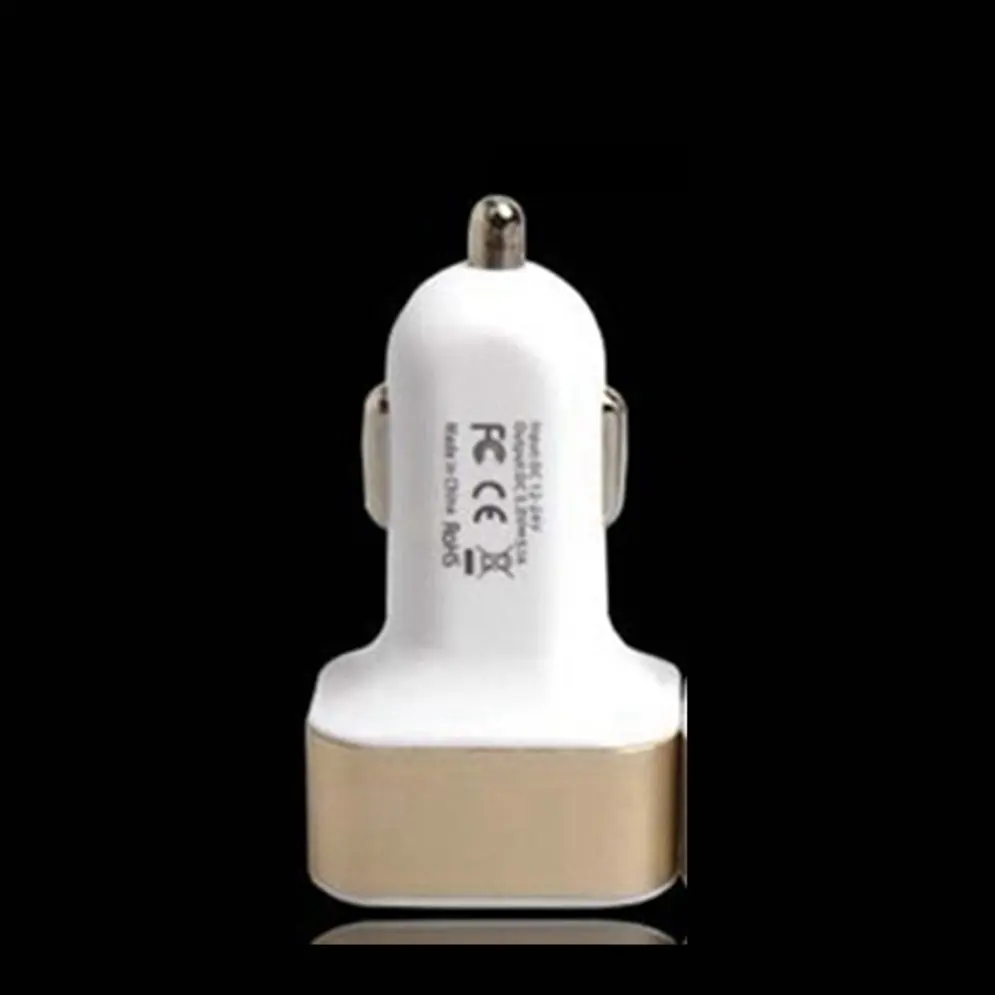 Baseus شاحن سيارة USB صغير للجوال هاتف لوحي GPS 12 V سريع شاحن سيارة-شاحن المزدوج USB سيارة مهايئ شاحن الهاتف في سيارة