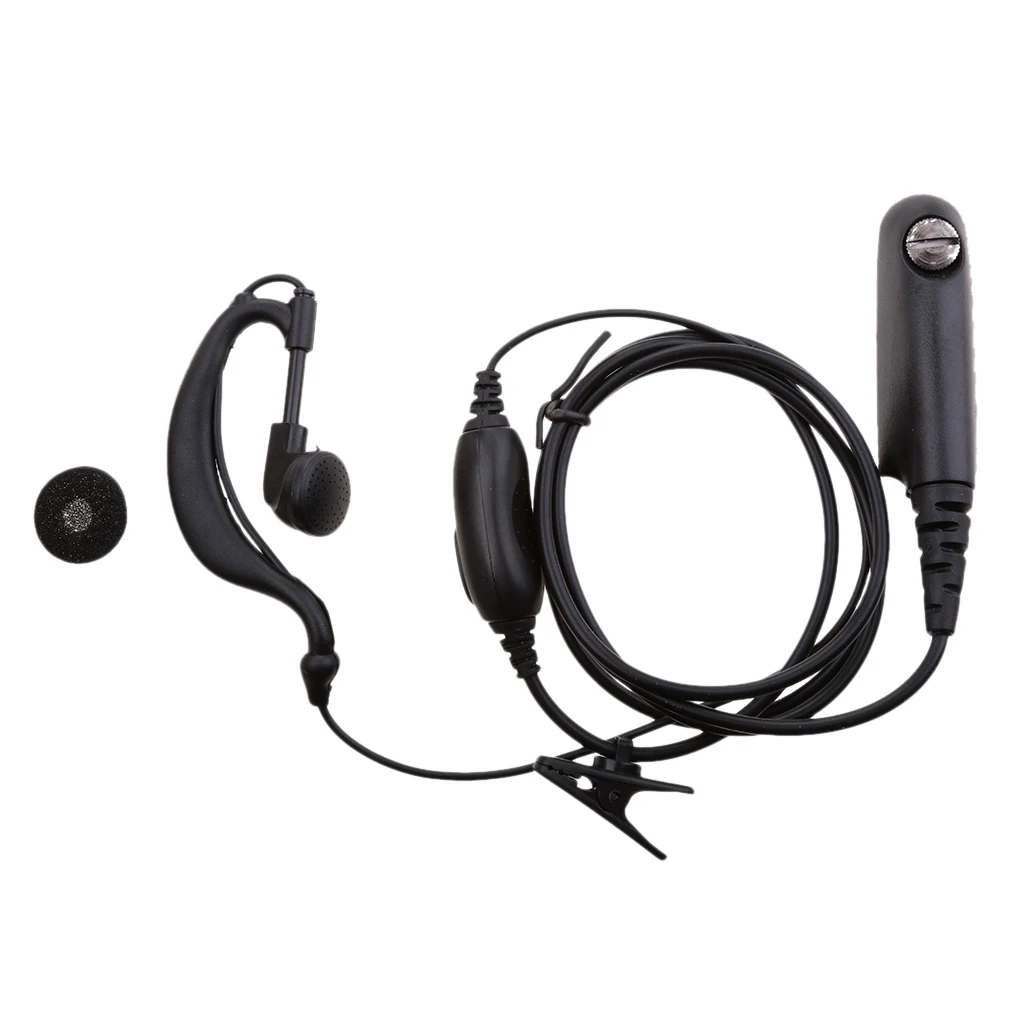 120 см/3 9 фута PTT наушники с микрофоном для Motorola P328/GP338/PTX760/GP340 черный хорошее