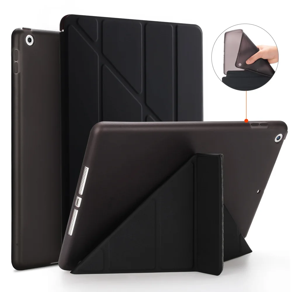 

KpGoing PU Leather Smart Case For iPad Air 2 with Auto Sleep Function Silicone Soft Cover for iPad Air 2 Funda A1566 A1567