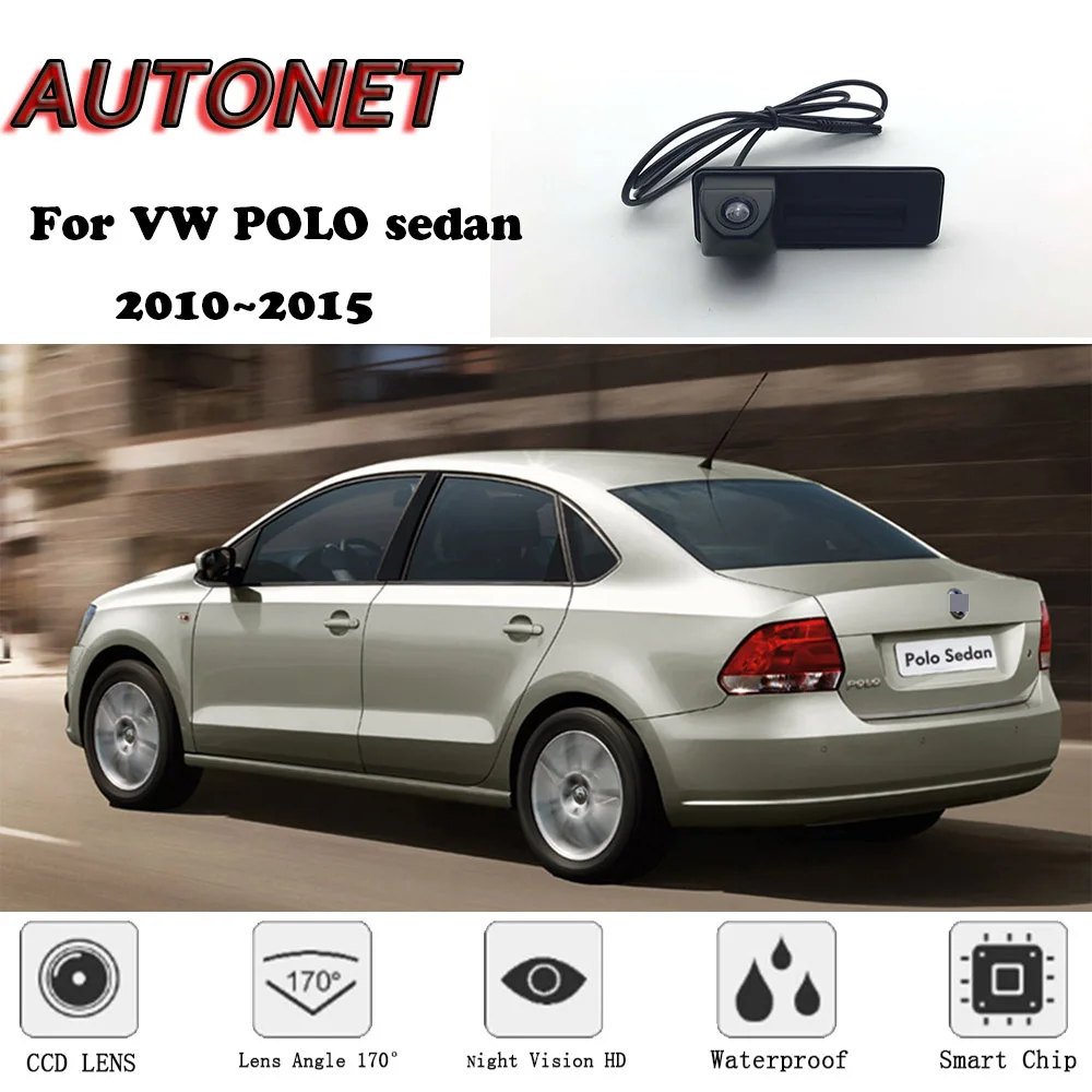 AUTONET Автомобильный номерной знак света Камера для Volkswagen VW polo СЕДАН Vento 2011 2012 2013 ночь Visioin резервная камера заднего вида Камера