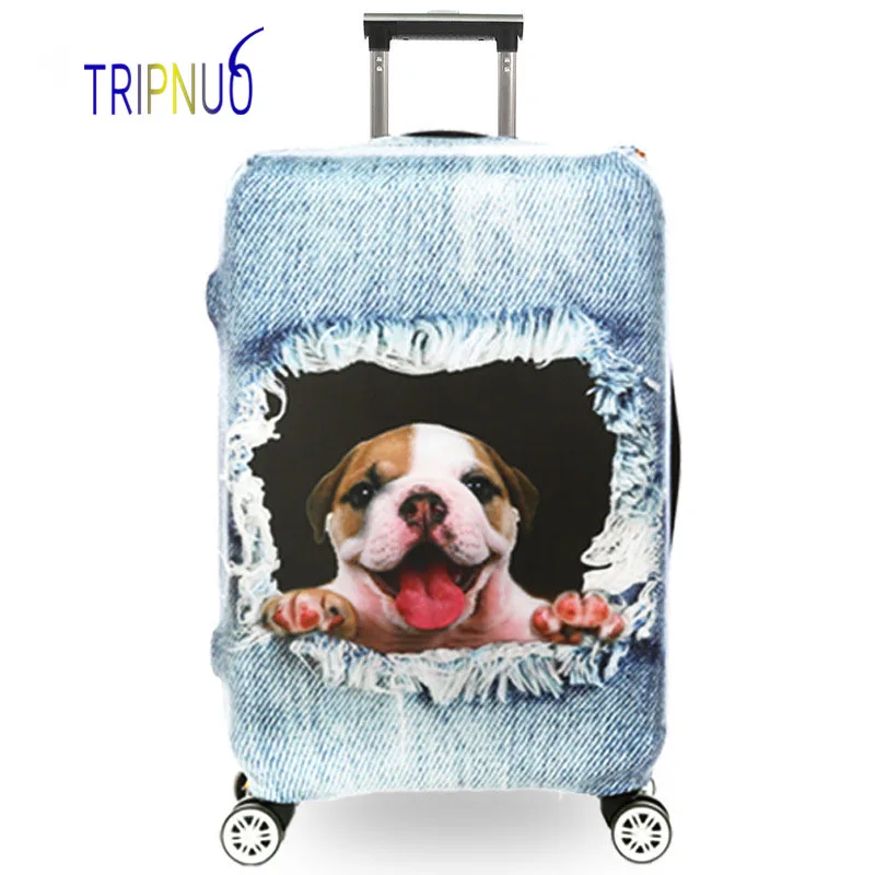 TRIPNUO толстой упругой собака Чемодан чемодан защитная крышка, относятся к 18-32 дюймов случаях, дорожные аксессуары