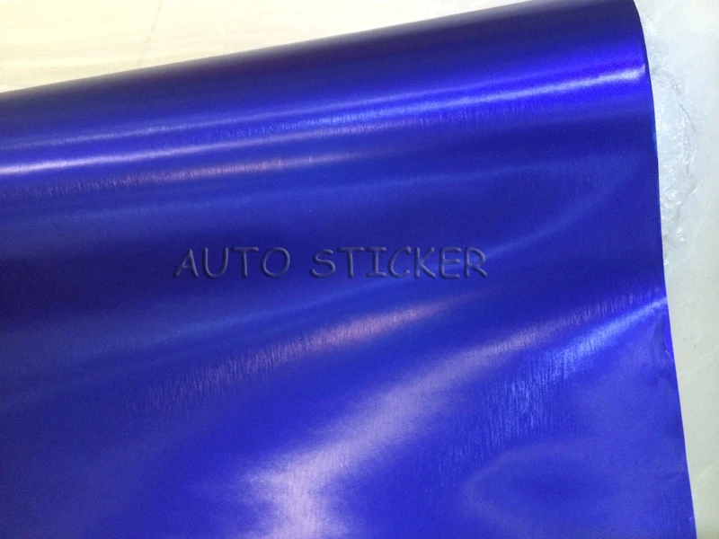 dark blue brushed metallic chrome film 66
