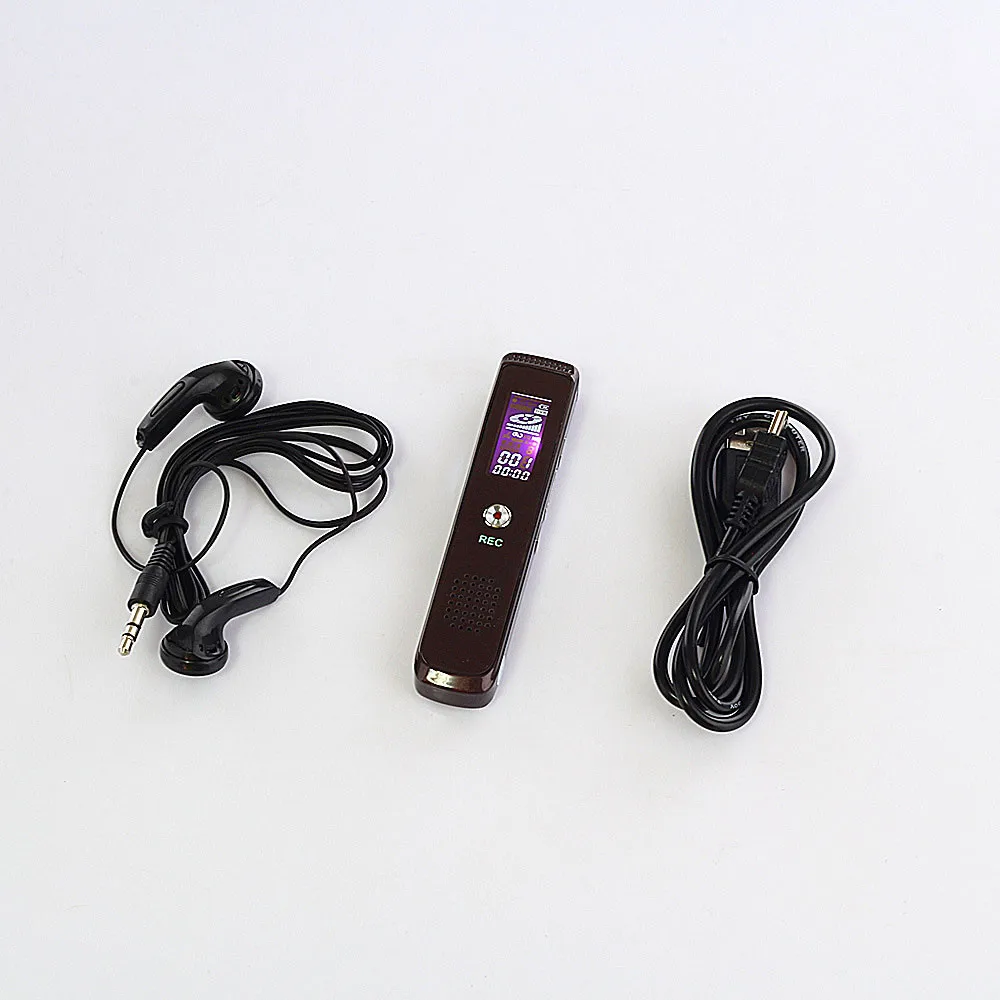 8 ГБ цифровой Аудио Диктофон профессиональный портативный USB диктофон с форматом MP3/WAV