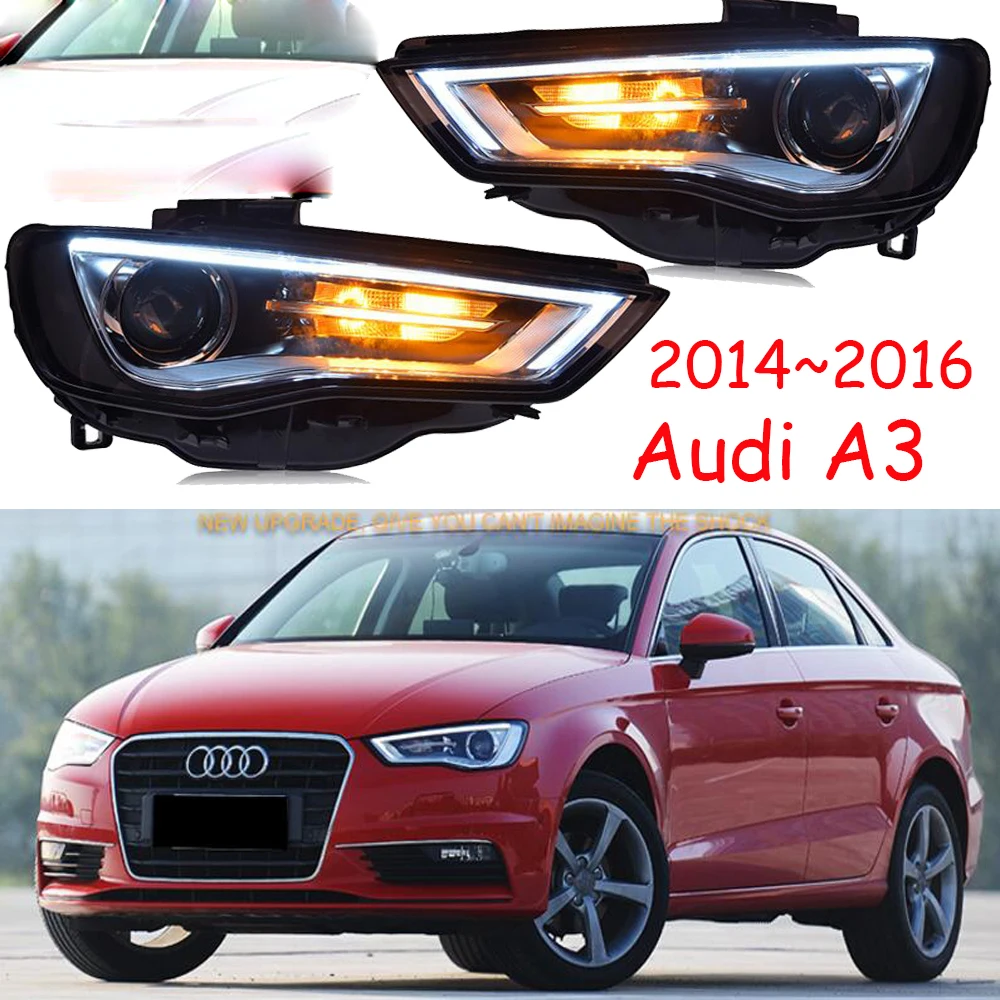 

car bumper headlamp for Audi A3 headlight 2014~2016y LED DRL car accessories HID xenon for audi a3 fog light