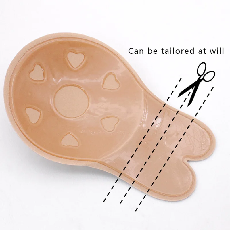 

1 Pair Women Silicone Invisible Breast Lift Up Bra Tape Sticker Nipple Cover Strapless Backless TS95