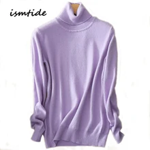 Knitted Sweater Turtleneck Pullover Women Cashmere Blouse Winter Tops Elastic Slim Casual Coats Female