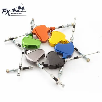 

FXCNC Universal Performance Motorcycle Dirt Pit Bike Stunt Clutch Lever Pull Cable System For Yamaha Honda Kawasaki Suzuki