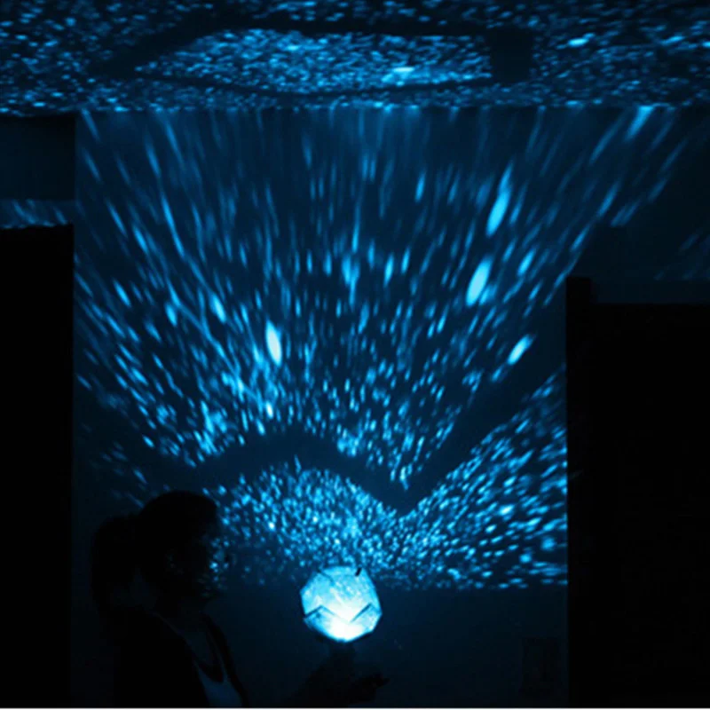 IKVVT Romantic Astro Star Sky Cosmos Laser Projector Night Light Lamp Home Decor