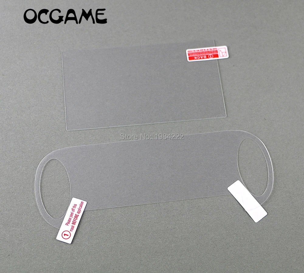 

OCGAME 2sets/lot New 9H Glass Screen Protector Anti Film + Back cover Protector Film For PSV PS VITA PSVITA 1000