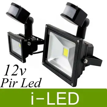 

PIR Infrared Motion Sensor Led Floodlight Outdoor Spotlight Lamp 10W 20W 30W Waterproof IP65 led Flood Light for Garden AC/DC12V
