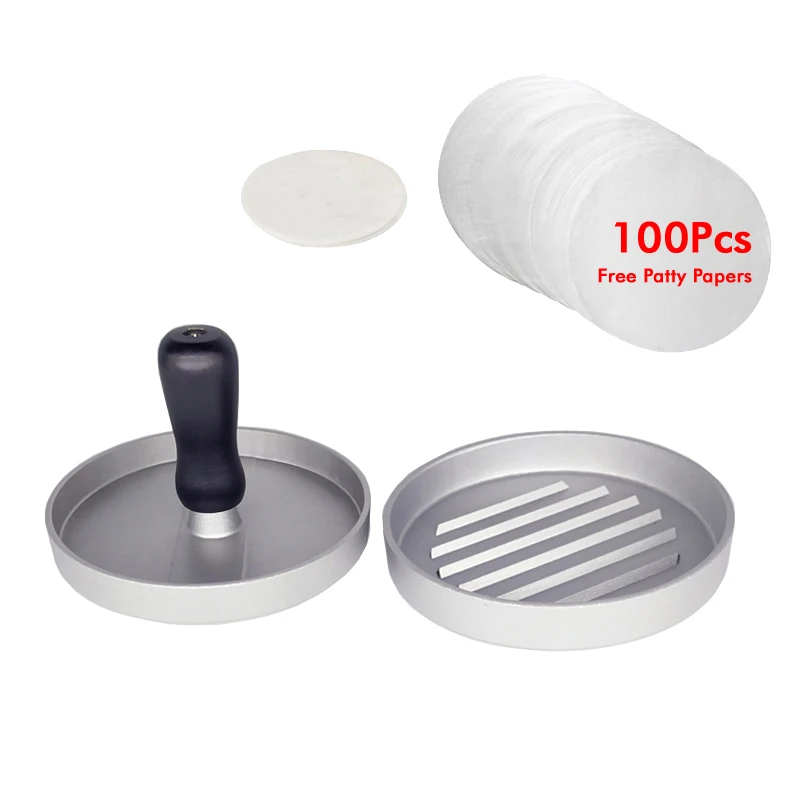 

Aluminum Meat Tools Non-Stick Chef Cutlets Hamburger Forms Hamburger Maker Burger Mould Press For Cutlets Burger Maker Mould