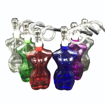 

Top Fasion Hookah Sexy Stunner Style Shisha Glass Hookah Grinder Pipes Grinder Smoking Pipe Random Delivery Narguile Shisha
