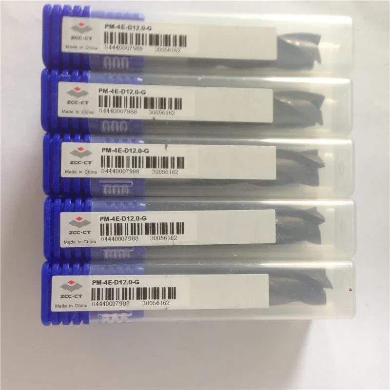 

ZCC GM-4E-D14.0 solid Carbide 4 flute flattened end mills tiny square head high speed milling cutter 10pcs/lot