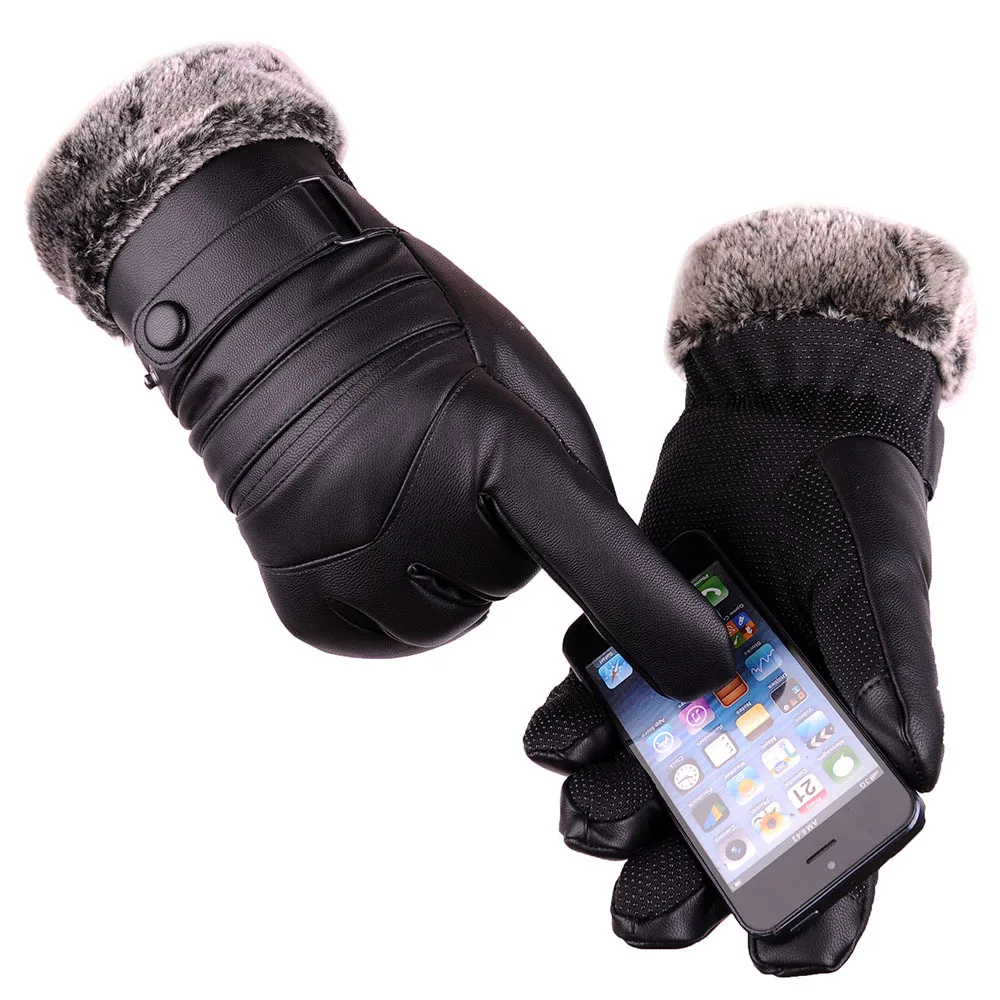 Buy Male Decent Touch Screen Gloves Mens Leather