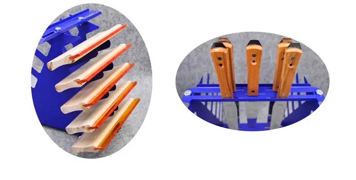 Вспомогательное оборудование для шелкотрафаретной печати Настольный Ракель и скребок для чернил стойка для инструментов для печати