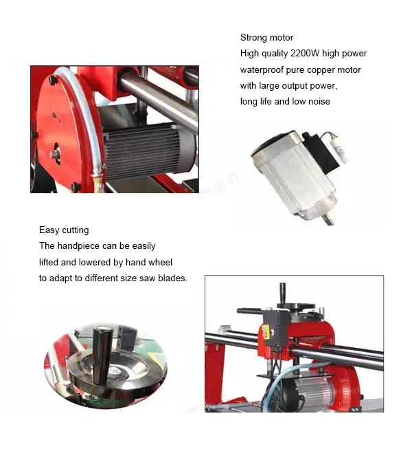 Машина для резки камня переносная циркулярная пила машина для резки керамической плитки Настольная пила для резки мраморной гранитной плитки