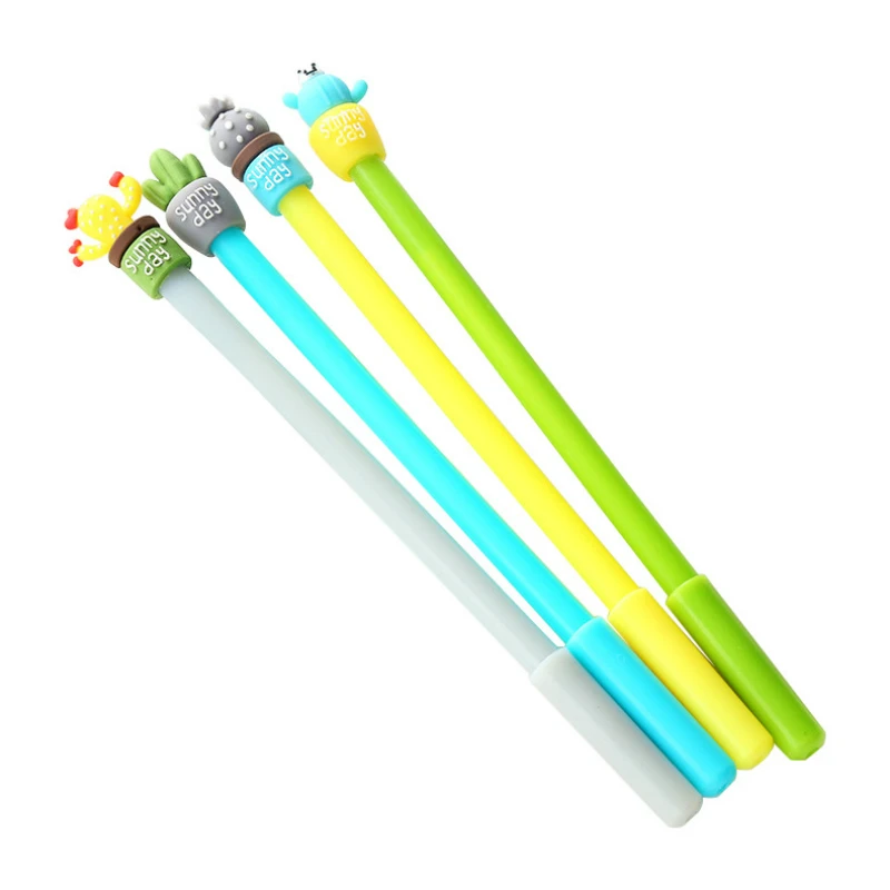 

Sales Promotion Cactus Pot Ballpoint Pens Student Ball Ink Pen School Office Supplies Learning Stationery Wholesale