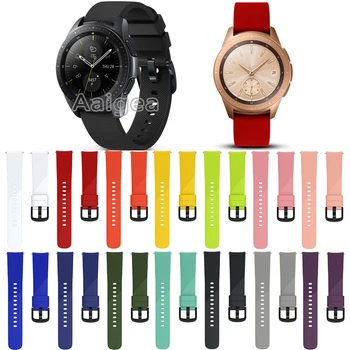 

Soft Silicone Watch Strap Band For Samsung Galaxy Watch 42mm Replacement Colorful Bracelet Wrist band strap for galaxy watch