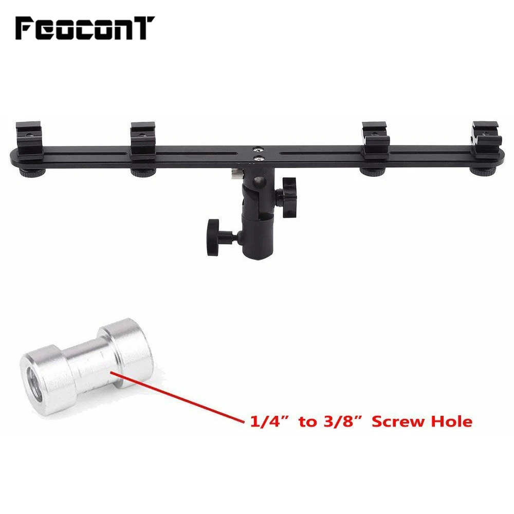 Кронштейн для вспышки поворотный/кронштейн для наклона 4 вспышка для горячего холодного башмака с одним двойным тройным креплением на голову держатель для зонта светильник для камеры