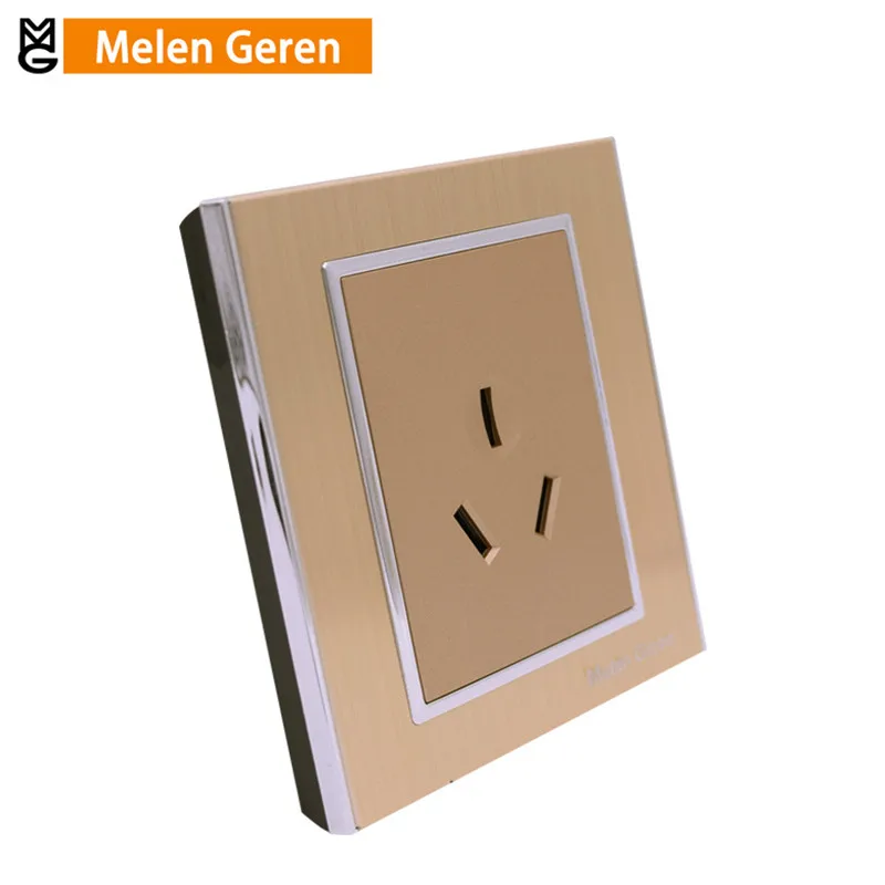 

86 Type Air Conditioning Wall Socket Panel Embeded Mounted 3 Pins Power Outlet Electric Electrical Plugs Sockets 16A AC 250V new