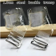 2 пары 1,8 см металлические ремни для бюстгальтера из нержавеющей стали женские прозрачные силиконовые лямки бюстгальтера baldric регулируемые Аксессуары 1 пара