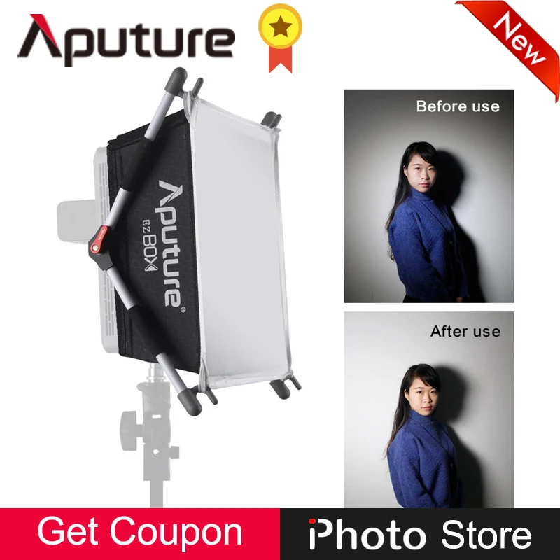 

Aputure EZ Box Professional Soft Lighting Easy Softbox Diffuser Kit for Amaran AL-528 HR672 Photography Studio Light Accessories