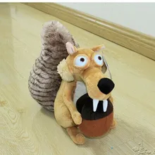 10 штук в партии МАЛЕНЬКАЯ БЕЛКА милая плюшевая кукла искусственная белка игрушка кукла подарок на день рождения около 20 см