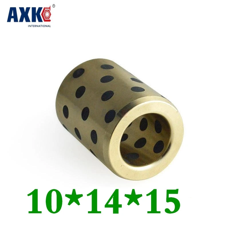 

10x14x15 Mm Linear Graphite Copper Set Bearing Copper Bushing Oil Self-lubricating Bearing Jdb 10mm