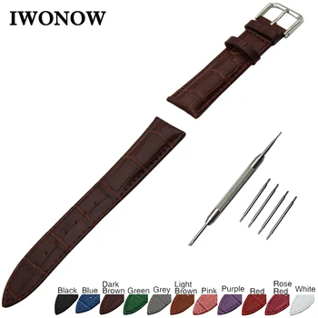 

Croco Genuine Leather Watch Band 18mm for Withings Activite / Steel / Pop Stainless Pin Buckle Strap Wrist Belt Bracelet + Tool