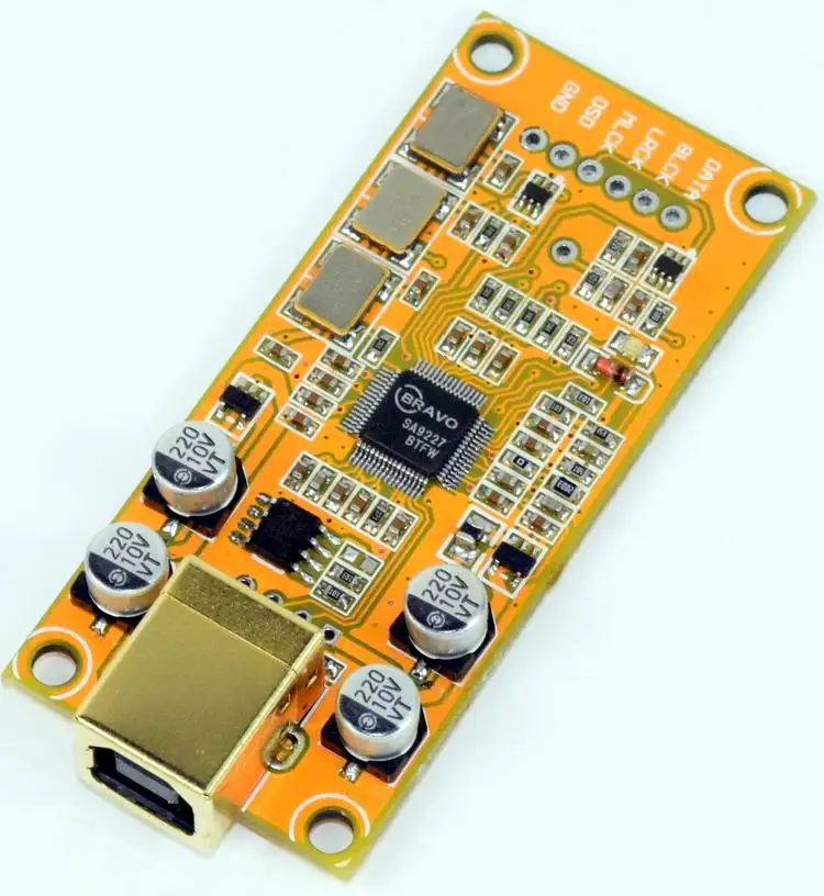 YJ00401 SA9227 384K 32bit DAC дочерняя карта с поддержкой DSD256 выход может выбрать