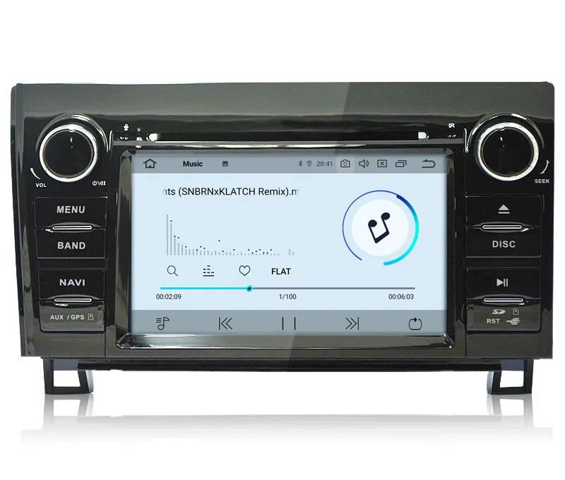 Excellent COIKA 7" Android 9.0 Quad Core Car DVD Radio For Toyota Sequoia Tundra 2007-2013 Touch Stereo GPS Navi 2+16G RAM WIFI 4G BT RDS 4