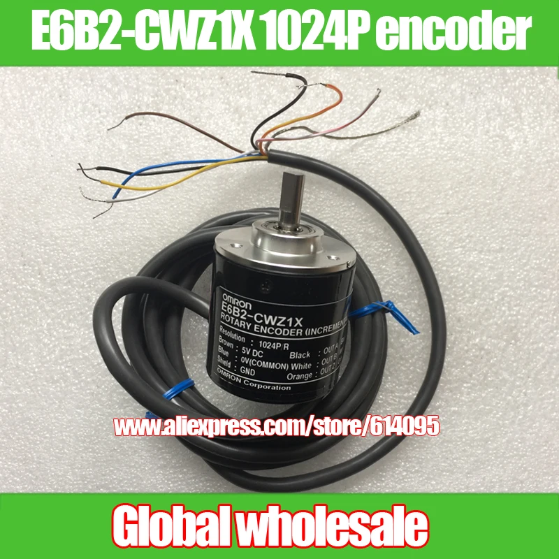 

1pcs E6B2-CWZ1X 1024P/R encoder for Omron / 1024 line of small motor encoder / incremental rotary encoder