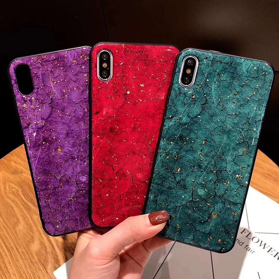 Glitter Phone Cases For iPhone 11 Pro Max XR XS MAX X 8 7 6 6S Plus Case Coque Shell Soft Emerald Covers |