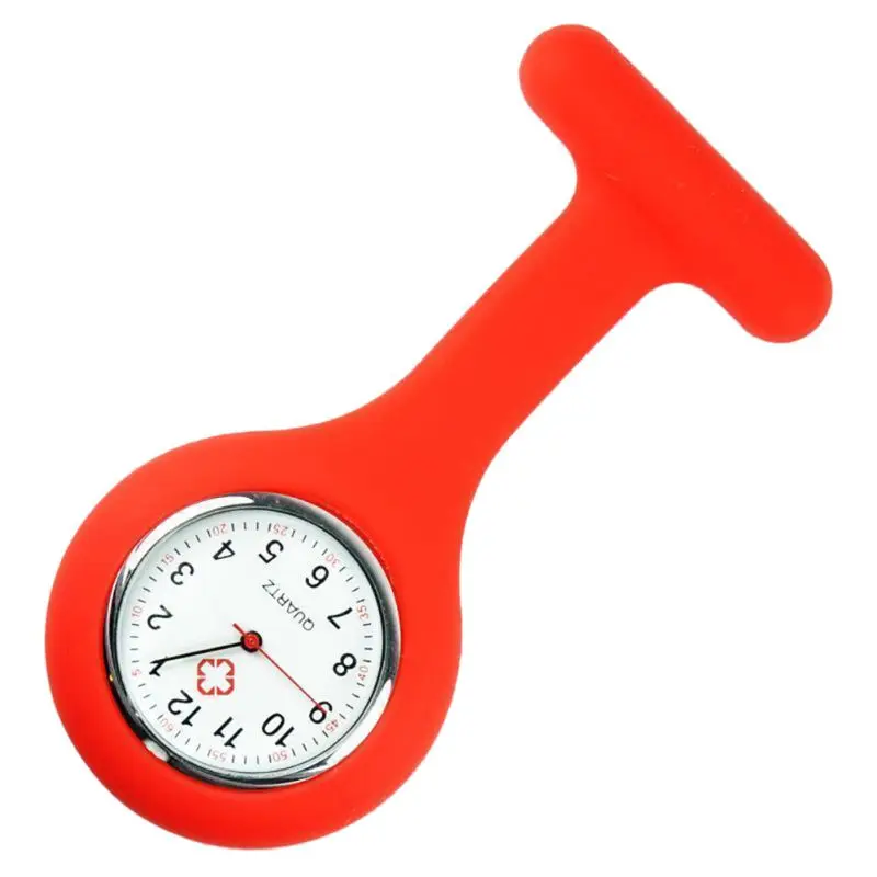 

Medical Hanging Watch Pattern Plain Silicone Nurse Fob Watch Brooch Tunic Watches