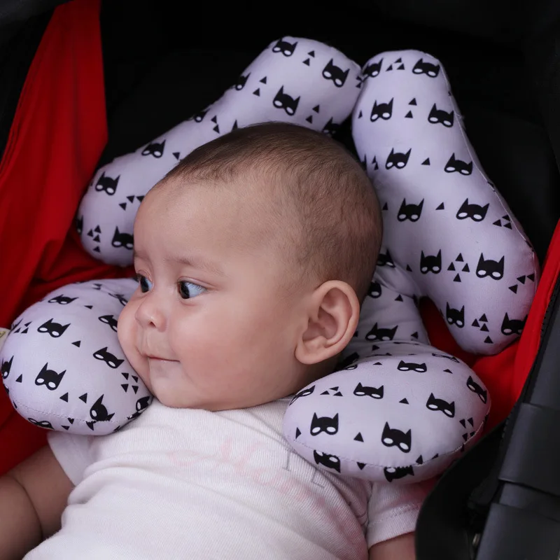 Forma de Abelha Cabeça do Bebê Encosto de Cabeça Infantil da Criança Assento de Segurança do Carro Suporte Travesseiro Carrinho Pescoço Proteção Macio Dormir 6 Travesseiro