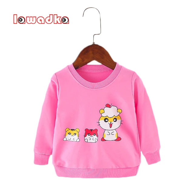 Babies Tops Baby Girl Long Sleeve Tees Cotton tshirt for Girls White T