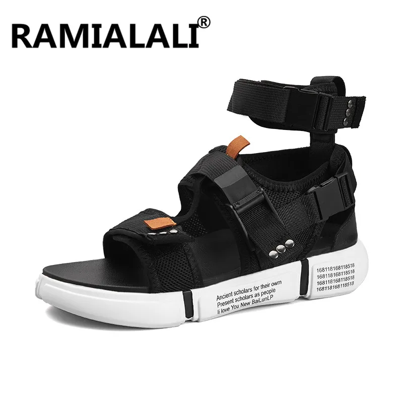 

Summer Men Sandals Fashion Beach Sandals Men Outdoor Sandals Breathable Slippers Flat Sandalias Antiskid Zapatos De Hombre