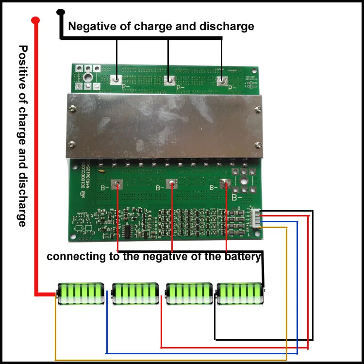 4S 14,4 В или 12,8 В Lifepo4 стартовый аккумулятор BMS и PCB с 80A постоянная разрядка тока и 800A импульсный ток