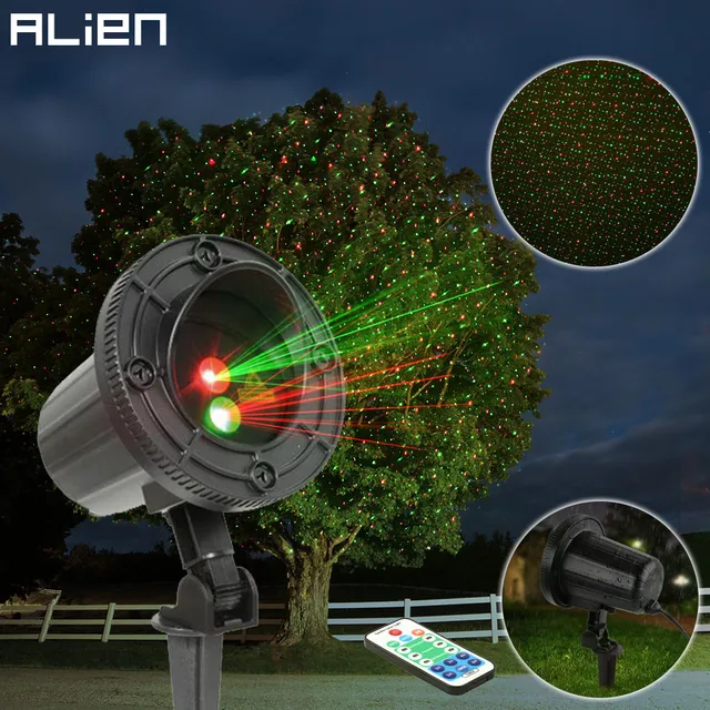 Remote Control RG Christmas Landscape Lights Outdoor Laser Light Show