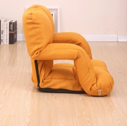 

Lazy Sofa With Armrest Multifunctional Folding Floor Chair Sofa Lounger Bed