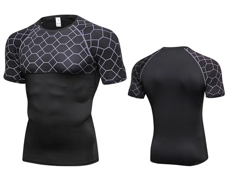 Manga Curta dos homens T-shirts Menino Roupas