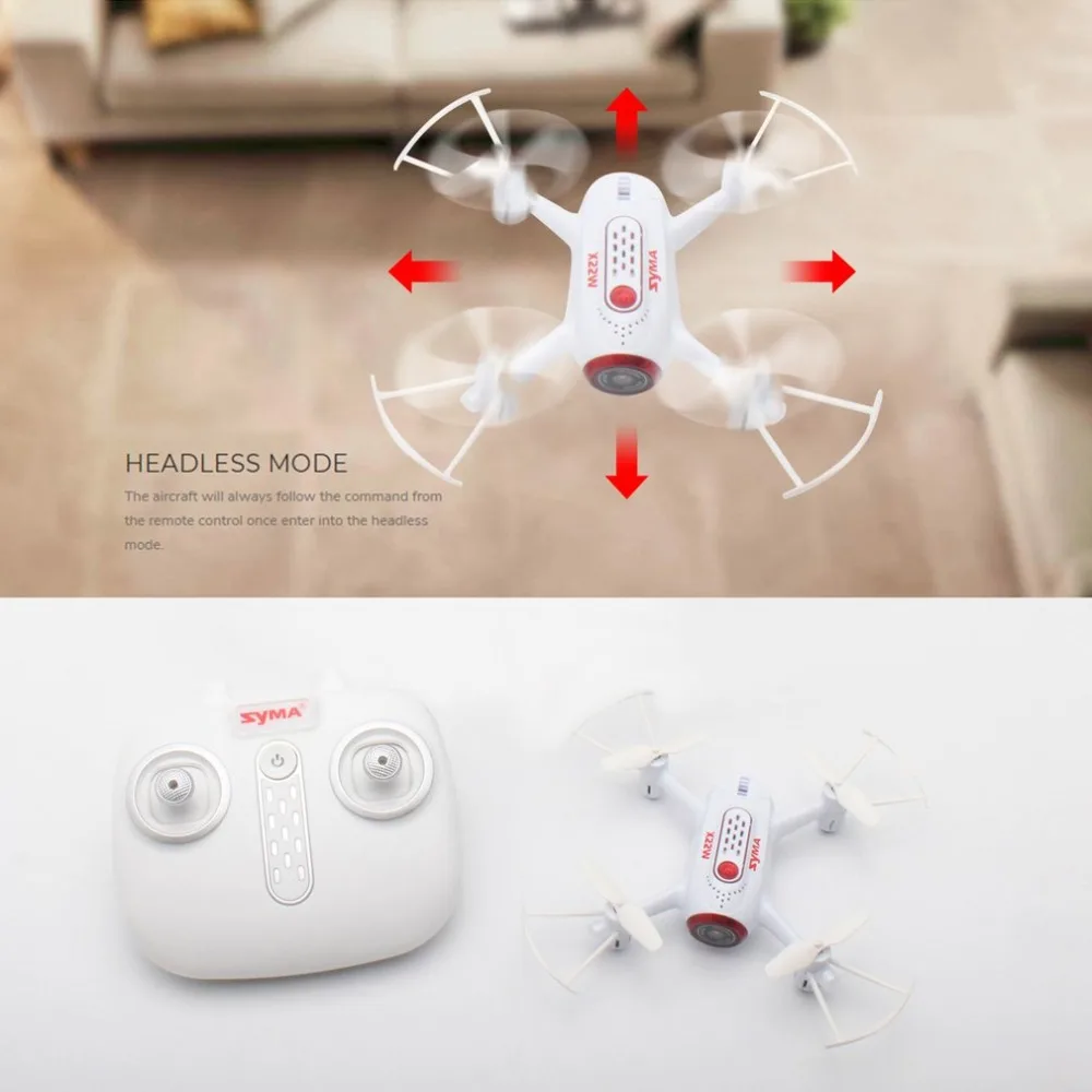 

Syma X22W 2.4G Selfie RC Drone Quadcopter With Wifi FPV Camera Real Time Headless Mode Altitude Hold 360 Flip For Kids Gift